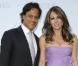 Elizabeth Hurley et son époux Arun Nayar à la soirée Valentino à Paris le 7 juillet 2010