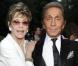Jane Fonda et Valentino à la soirée Valentino à Paris le 7 juillet 2010