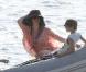 Catherien Zeta-Jones, Michael Douglas et leur fils Dylan à Majorque, Espagne, le 7 juillet 2010