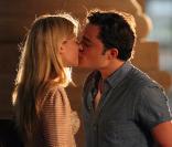 Ed Westick et Clémence Poésy sur le tournage de Gossip Girl à la Gare du Nord le 9/07/10