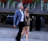 Catherine Zeta-Jones et Michael Douglas en escapade romantique à Stockholm le 16 juillet 2010