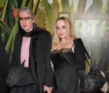 Alain Bashung et sa femme Chloé Mons lors de la première de Arthur et les Mnimoys