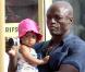 Heidi Klum, Seal et leurs enfants sont en vacances dans le sud de la France. Saint-Tropez, le 2 août 2010.