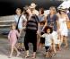 Heidi Klum, Seal et leurs enfants sont en vacances dans le sud de la France. Saint-Tropez, le 2 août 2010.