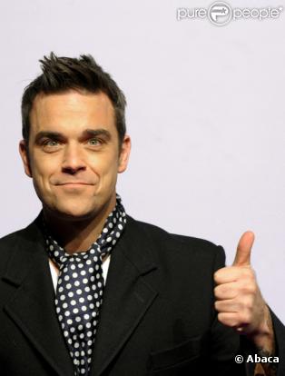Robbie Williams à Berlin en mars 2010 