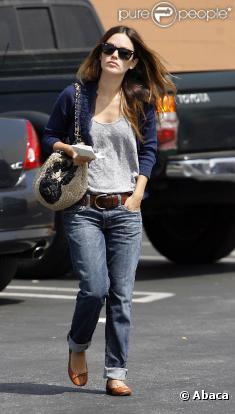 Rachel Bilson à Hollywood, le 5 août 2010