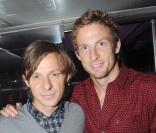Martin Solveig et Jenson Button au VIP Room, à Saint-Tropez, le 9 août 2010