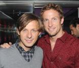 Martin Solveig et Jenson Button au VIP Room, à Saint-Tropez, le 9 août 2010