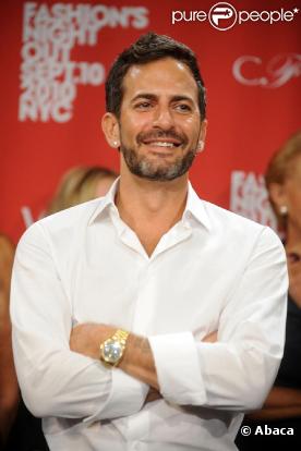 Marc Jacobs lors de la conférence de presse Vogue Fashion Night à New York le 11 août 2010