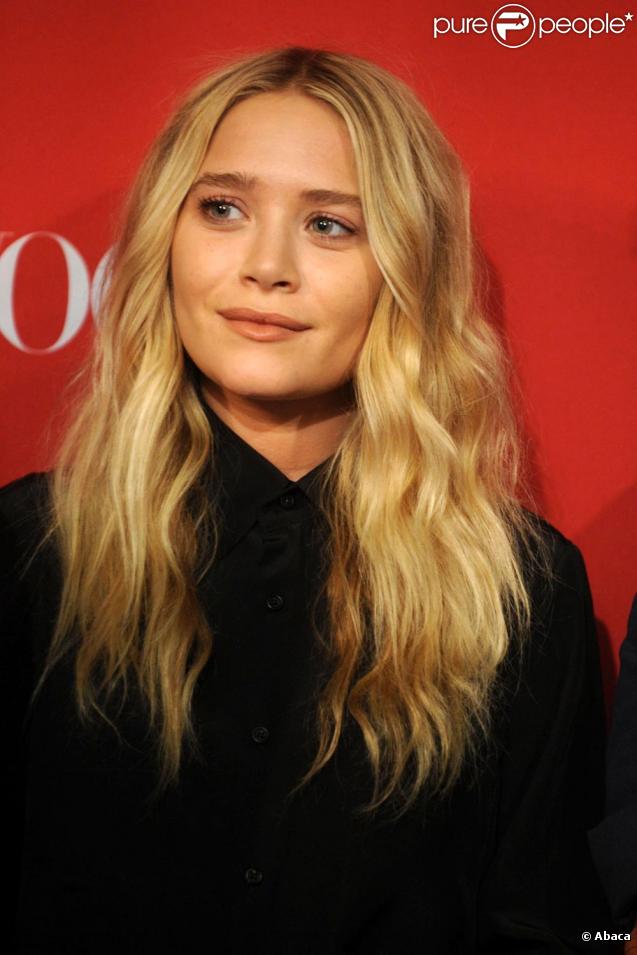 Mary-Kate Olsen lors de la conférence de presse Vogue Fashion Night à New York le 11 août 2010