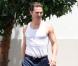 Matthew McConaughey sur le tournage de La défense Lincoln , à Los Angeles, le 11 août 2010.
