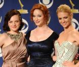 Le charme de  Mad Men  : Elizabeth Moss, Christina Hendricks et January Jones sur tapis rouge, en 2010.