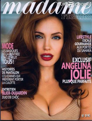 Angelina Jolie en couverture de Madame Figaro 