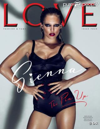 Sienna Miller sur la couverture de Love Magazine