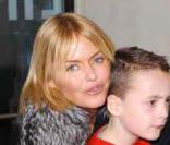 Patsy Kensit et son fils James en 2001