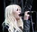 Taylor Momsen chante lors du V Festival au Highlands Park en Essex en Angleterre le 21 août 2010