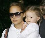Nicole Richie et sa fille Harlow 