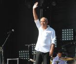Maxime Le Forestier en concert à la fête de l'Huma en septembre 2009