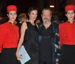 Jeanne Balibar et Terry Gilliam à l'occasion de la cérémonie d'ouverture du 36e Festival du Film Américain de Deauville, le 3 septembre 2010.
