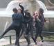 Miley Cyrus en plein tournage à Paris du remake américain de LOL, le 6 septembre à Paris