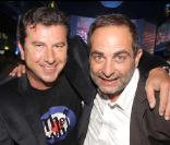 Rentrée du groupe NRJ au VIP Room Paris, le 6 septembre 2010 : Pascal Bataille et Laurent Fontaine<br />
