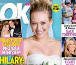 Hilary Duff en couverture de OK! Magazine