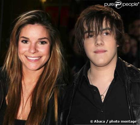 Jérémy de la Star Ac'7 et Sophie la fille de Bernard Tapie  