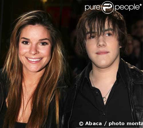 Jérémy de la Star Ac'7 et Sophie la fille de Bernard Tapie  