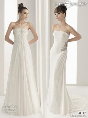 Monica Cruz pose pour les robes de mariée 2011 de Aire Barcelona