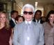 Karl Lagerfeld lors d'un déjeuner en l'honneur de Karl Lagerfeld à New York, le 10 septembre 2010