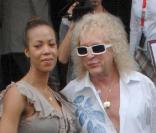 Michel Polnareff et sa compagne Danyellah 