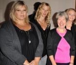 Laurence Boccolini, Sandrine Kiberlain et Alice Dautry lors du lancement de l'opération Pasteurdon le 16 septembre 2010