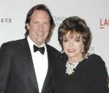 Soirée LACMA à Los Angeles, le 25 septembre 2010 : Joan Collins et son époux Percy Gibson 