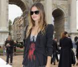 Rachel Bilson lors du défilé Cavalli à Milan le 27/09/10 