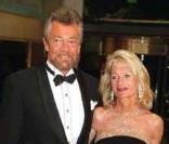 Stephen J. Cannell et sa femme Marcia à Monaco en février 2001 