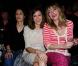 Bambou, Marie-Josée Croze et Julie Depardieu au défilé Sonia Rykiel, à Paris, le 2 octobre 2010.