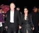 Salma Hayek et son mari François-Henri Pinault se rendant au défilé Alexander McQueen à Paris, le 5 octobre 2010
