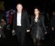 Salma Hayek et son mari François-Henri Pinault se rendant au défilé Alexander McQueen à Paris, le 5 octobre 2010