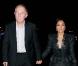 Salma Hayek et son mari François-Henri Pinault se rendant au défilé Alexander McQueen à Paris, le 5 octobre 2010