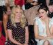Marie-Josée Croze et Ludivine Sagnier lors du défilé Louis Vuitton à Paris, le 6 octobre 2010 
