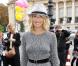 Alexandra Golovanoff se rendant au défilé Chanel