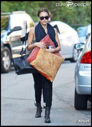 Jessica Alba à Beverly Hills, le 8 octobre 2010