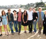 Sienna Miller, Elsa Zylberstein, Pascal Elbe, Anne Consigny, Sylvie Pialat, Stephane Celerier, Nick Moran et Etienne Chatillez, lors du Festival du Film Britannique de Dinard, le 9 octobre 2010