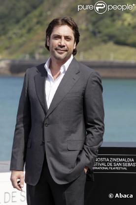 Javier Bardem à San Sebastian pour la promotion de Mange, prie, aime 