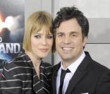 Mark Ruffalo et sa femme Sunrise en février 2010 pour la promotion de Shutter Island 