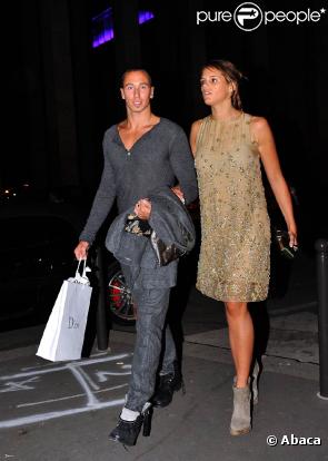 Mi-octobre 2010, Laure Manaudou suivait son compagnon Fred Bousquet avec leur petite Manon à Auburn, Alabama, où le nageur s'entraîne depuis 2003. (photo d'archives - sept 2009) 