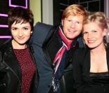 Natalie Eleftheriadis, James Gerard et Bonnie Sveen, à l'occasion des douzièmes Rencontres Internationales du Cinéma des Antipodes, à Saint-Tropez, en octobre 2010.