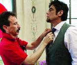 Benicio del Toro dans les coulisses du calendrier Campari