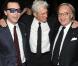 Emanuele Della Valle, Richard Gere et Diego Della Valle lors de sa distinction à New York le 28/10/10    