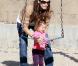Jennifer Garner et sa poupée Seraphina à Los Angeles (29 octobre 2010) 